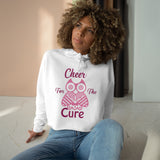 Cheers For The Cure Crop Hoodie