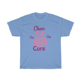 Cheers For The Cure Heavy Cotton Tee