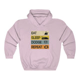 Eat Sleep Dodge Hooded Sweatshirt