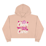 Cheers For The Cure A02 Woman Crop Hoodie
