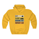 Eat Sleep Dodge Hooded Sweatshirt