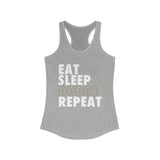 For fitness DOGE and Repeat Women's Ideal Racerback Tank