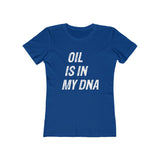 MY DNA Printed Women's The Boyfriend Tee