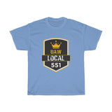 9 UAW local 551 Heavy Cotton Tee