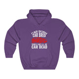 Car Dead Red Hooded Sweatshirt