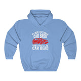 Car Dead Red Hooded Sweatshirt