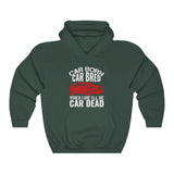 Car Dead Red Hooded Sweatshirt