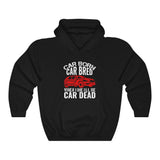 Car Dead Red Hooded Sweatshirt