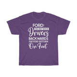 Ford Driver Backwards Heavy Cotton Tee