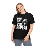 Sand Tape Repeat Heavy Cotton Tee