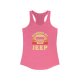 Powered jeep Women's Ideal Racerback Tank