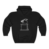 Chevy Over Jeep Table Hooded Sweatshirt