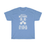 Mechanic Fix Stupid Heavy Cotton Tee