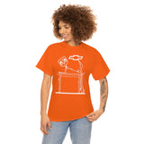 Chevy Over Dodge Table Heavy Cotton Tee