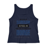 Sarcasm Dodge Women's Tank Top