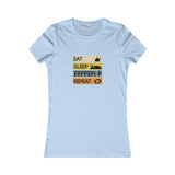 Eat and Sleep Women's Favorite Tee