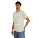 Chevy Over Dodge Table Heavy Cotton Tee