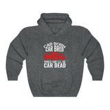 Car Dead Red Hooded Sweatshirt