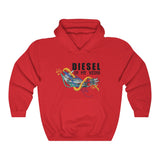 Diesel In My Veins black  Hooded Sweatshirt