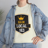 9 UAW local 163 Heavy Cotton Tee