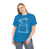 Chevy Over Dodge Table Heavy Cotton Tee