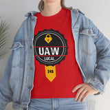 3 UAW local 249 Heavy Cotton Tee