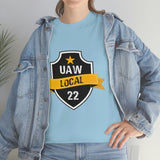 10 UAW local 22 Heavy Cotton Tee