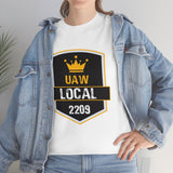 8 UAW local 2209 Heavy Cotton Tee