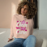 Cheers For The Cure A02 Woman Crop Hoodie