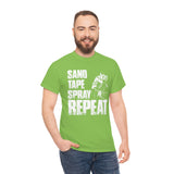 Sand Tape Repeat Heavy Cotton Tee