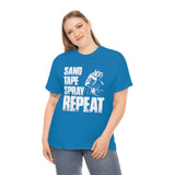 Sand Tape Repeat Heavy Cotton Tee