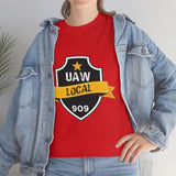 10 UAW local 909 Heavy Cotton Tee