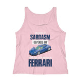 Sarcasm Ferrari Women's Jersey Tank Top