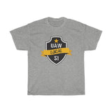 10 UAW local 51 Heavy Cotton Tee