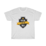 10 UAW local 182 Heavy Cotton Tee