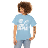 Sand Tape Repeat Heavy Cotton Tee