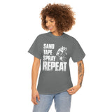 Sand Tape Repeat Heavy Cotton Tee