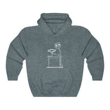 Dodge Over Chevy Table Hooded Sweatshirt