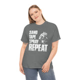 Sand Tape Repeat Heavy Cotton Tee