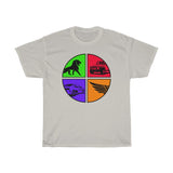 Cars In Circle Heavy Cotton Tee