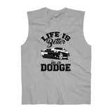 Better life in Dodge Men's  Ultra  Cotton Sleeveless Tank