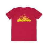 Fire Designed Printed Journey Men's Fashion Tee