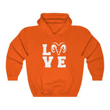 LOVE Ram Hooded Sweatshirt