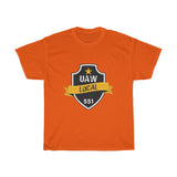 10 UAW local 551 Heavy Cotton Tee