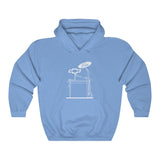Ford Over Chevy Table Hooded Sweatshirt