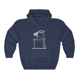 Chevy Over Jeep Table Hooded Sweatshirt