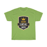 9 UAW local 931 Heavy Cotton Tee