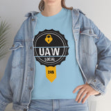 3 UAW local 249 Heavy Cotton Tee