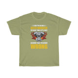 Autoworker Never Wrong Heavy Cotton Tee