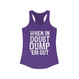 Doubt Dump Women's Racerback Tank Top